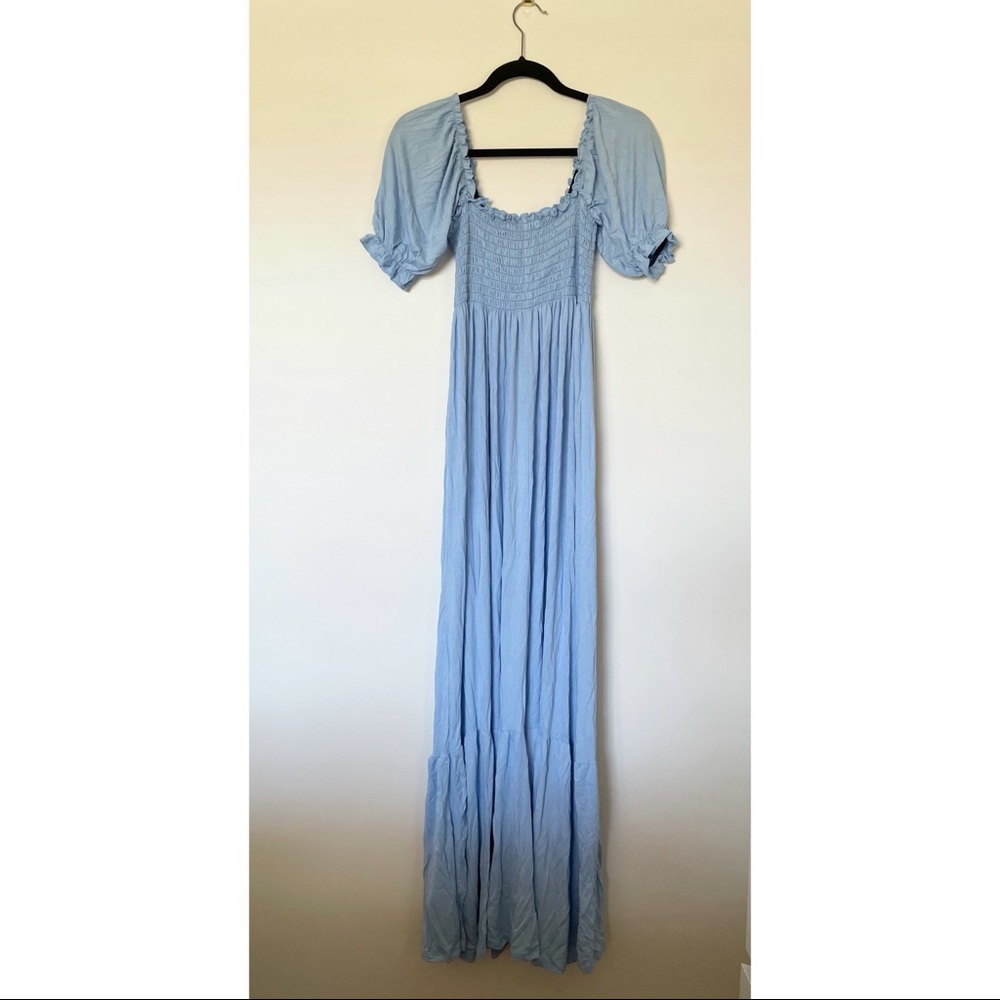 Boohoo Blue Maxi Dress